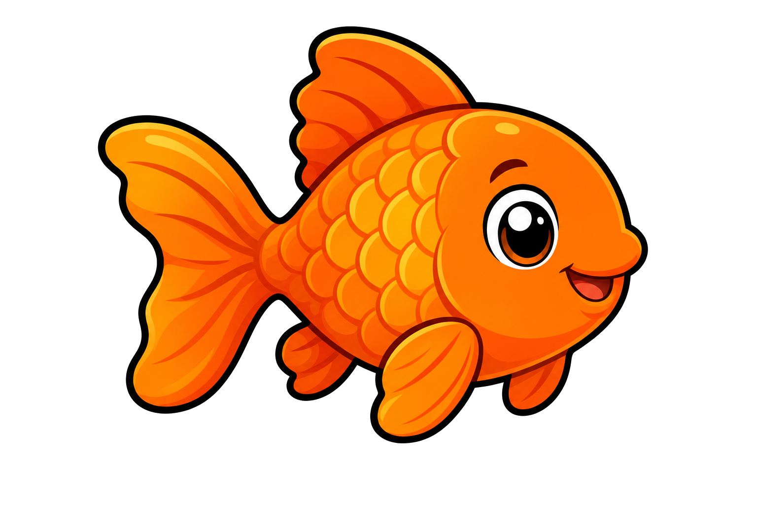 Your cartoon fish profile icon